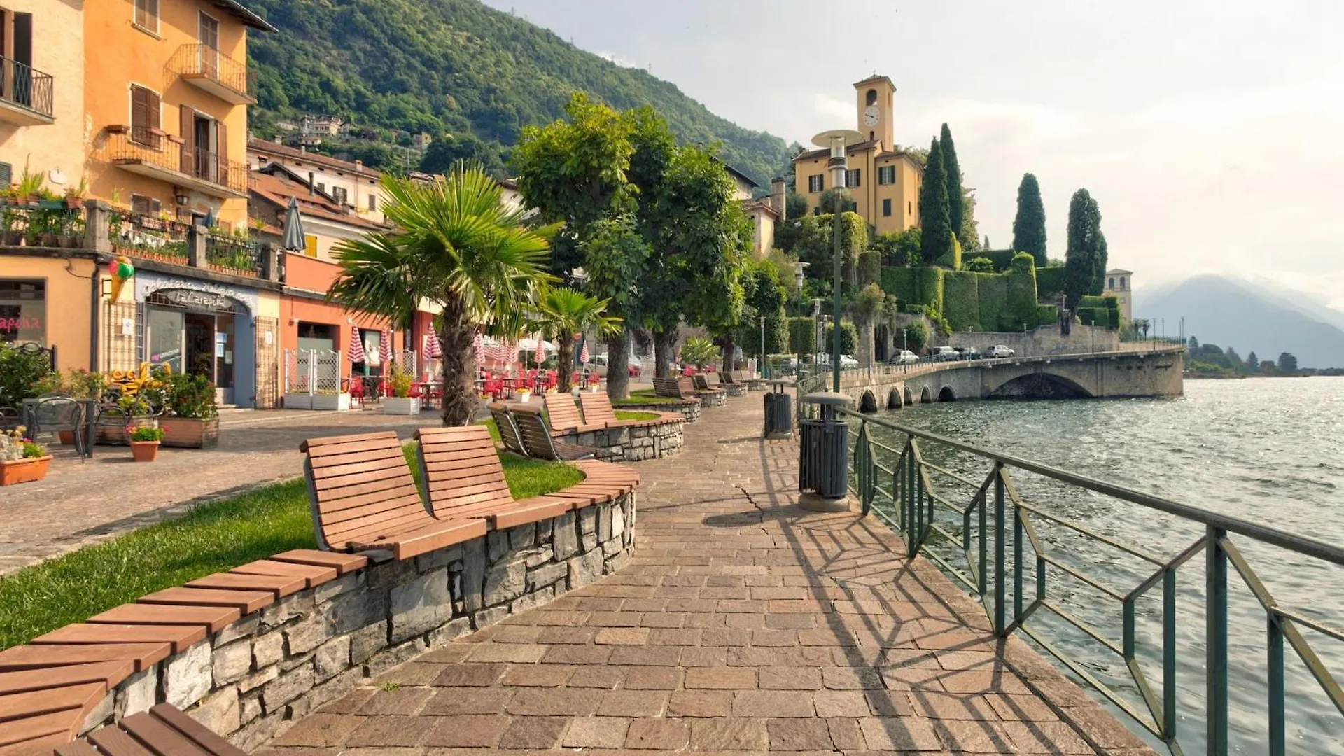 Wonderful Flat With Swimming Pool Lift And Garden Lägenhet Gravedona Italien